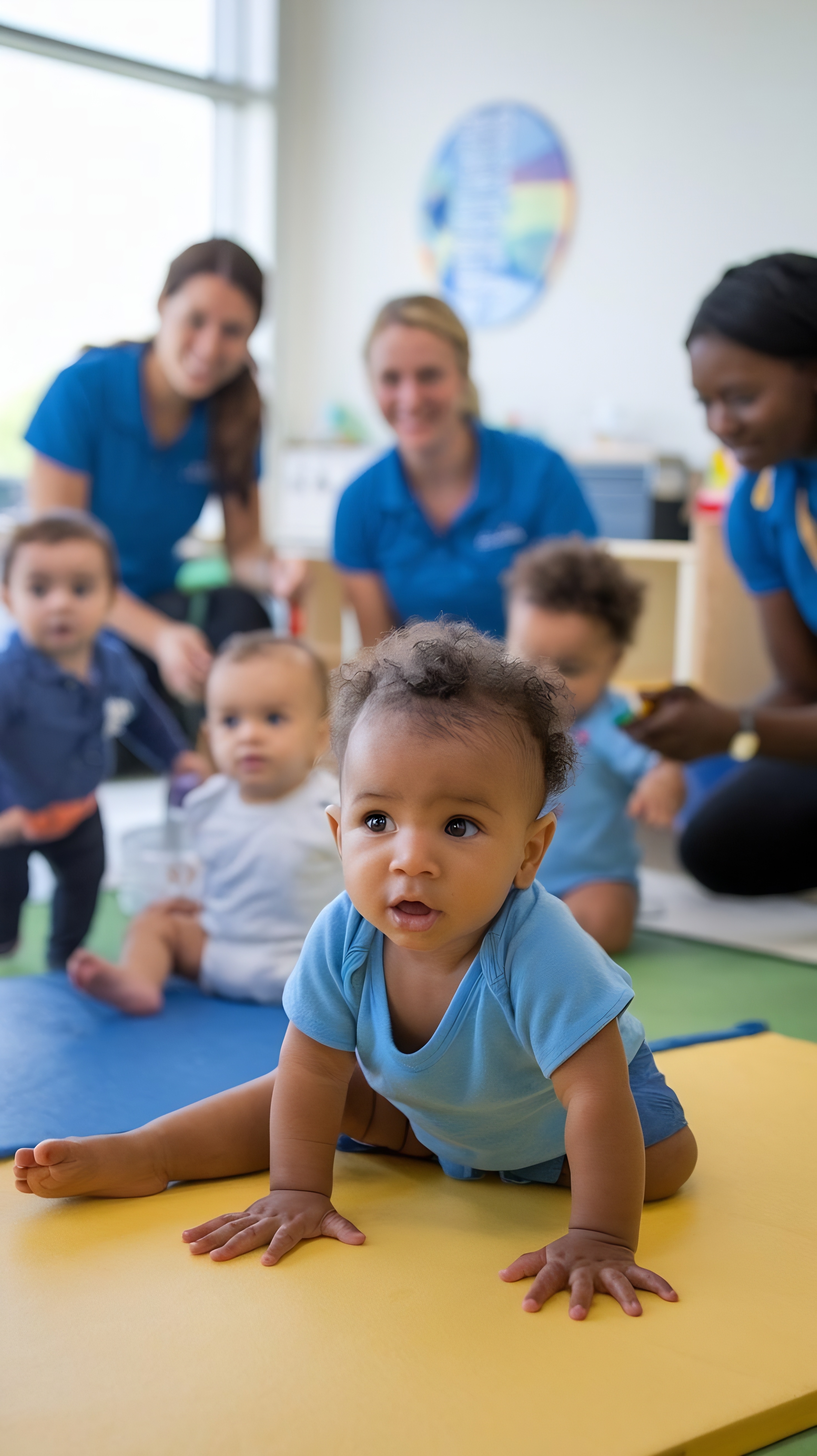 Multicultural daycare classroom NJ